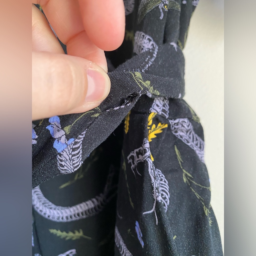 Midnight Hour 3XL jumpsuit romper snake insect fern print - Picture 11 of 11